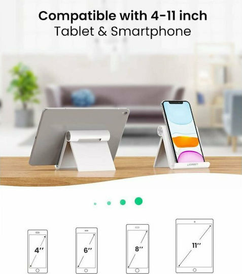Ugreen Multi-Angle LP115 Tablet Stand Desktop Until 10" White