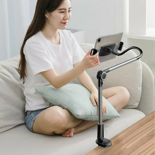 Baseus Otaku Life Rotary Lazy Holder Tablet Stand with Extension Arm Until 12.9" Gray