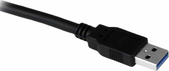 StarTech USB 3.0 Cable USB-A male - USB-A female Μαύρο 1.5m (USB3SEXT5DKB)