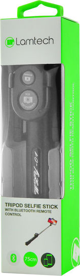 Lamtech Tripod Selfie Stick Bluetooth Black