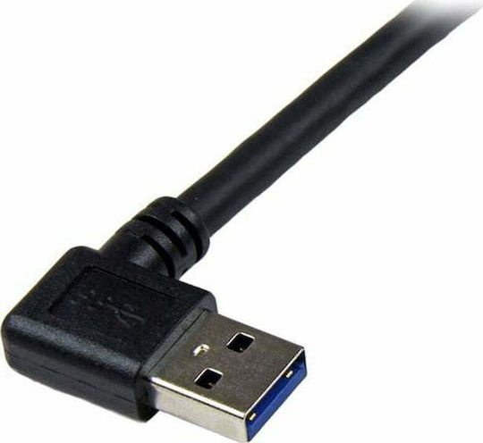 StarTech USB 3.0 Kabel USB-A-Stecker - USB-B-Stecker Schwarz 1m USB3SAB1MRA