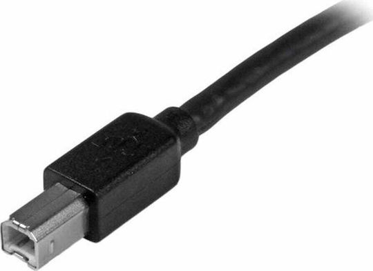 StarTech USB 2.0 Cable USB-A male - USB-B male Μαύρο 15m USB2HAB50AC