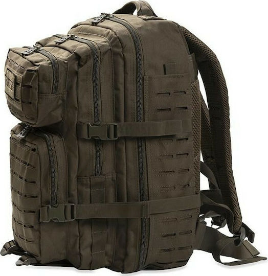 Survivors Laser-Cut Military Backpack Backpack made of Polyester Olive 45lt