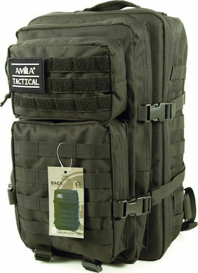 AMILA Tactical Military Backpack Backpack made of Polyester Khaki 42lt