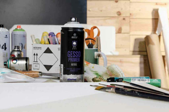 Montana Colors Pro Primer Gesso Grundierung Transparent Für Holz und Stoff 400ml