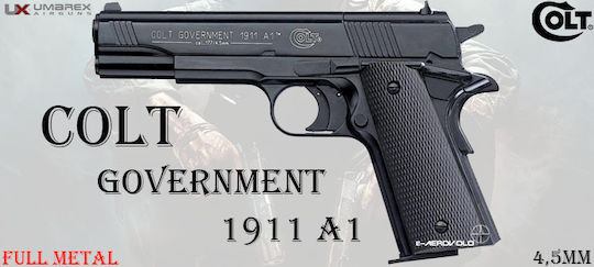 Umarex Αερο Pistole CO2 Colt Government 1911 A1 Black