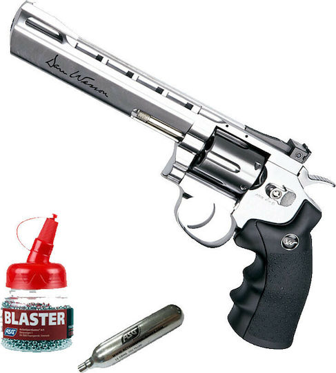 Asg Αεροβόλο Πιστόλι CO2 Dan Wesson 6" Revolver Μεταλλικό 4.5mm