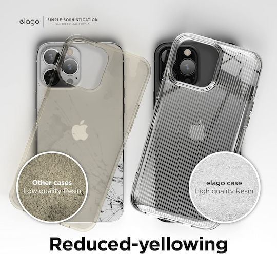 Elago Urban Back Cover Σιλικόνης 1.5mm Διάφανο (iPhone 13 Pro Max)