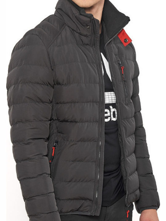 G736 Winter Jacke Puffer Gray