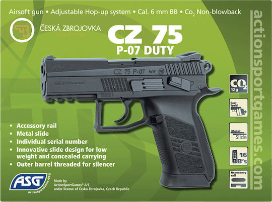 Asg Αερο Pistole CO2 CZ75 P-07 Duty