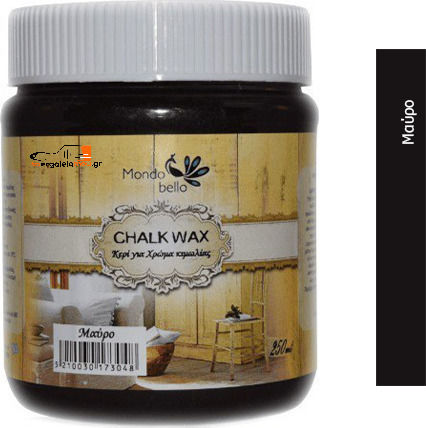 Mondobello Chalk Wax Candle for Chalk Paint Black 250ml 030703002