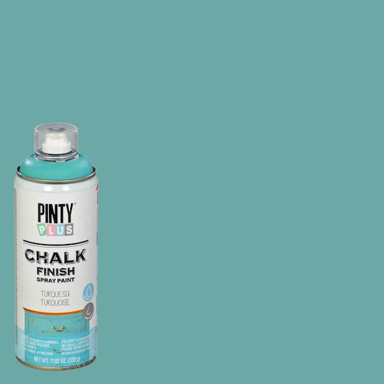 Pinty Plus Chalk Finish Paint Spray Κιμωλίας Paint Turquoise 400ml CK797