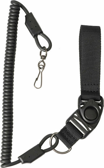 Cytac Gun Sling Spiral Gun Safety Cable in Black color