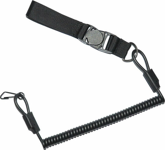 Cytac Gun Sling Spiral Gun Safety Cable in Black color
