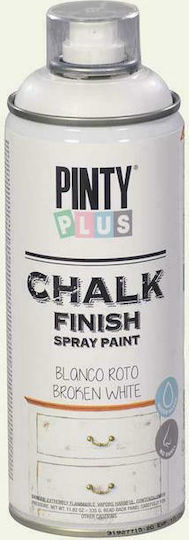 Pinty Plus Chalk Finish Paint Spray Chalk Broken White 400ml CK788