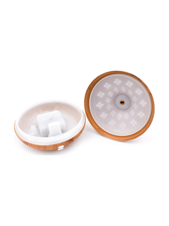 Andowl Led Συσκευή Αρωματοθεραπείας Υπερήχων Καφέ 150ml Q-T59