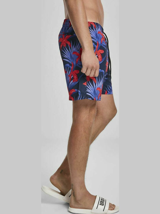 Ανδρικό Μαγιό Σορτς Blue / Red Floral