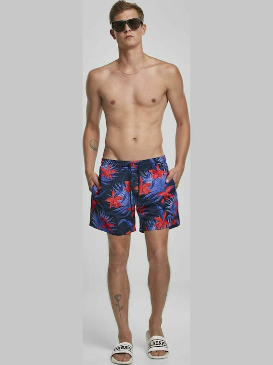 Ανδρικό Μαγιό Σορτς Blue / Red Floral