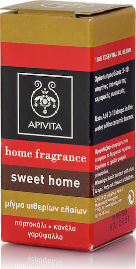 Apivita Αρωματικά Έλαια Sweet Home με Κανέλλα και Πορτοκάλι 10ml