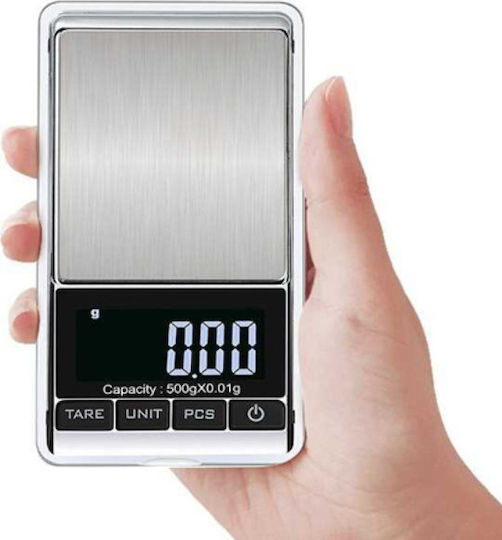 Andowl Qd101 Electronic Precision Commercial Scale with Weighing Capacity of 0.5kg and Division 0.01gr
