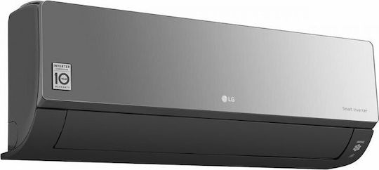 LG ArtCool Mirror BH Κλιματιστικό Inverter 18000 BTU A++/A+ με Ιονιστή και WiFi Black