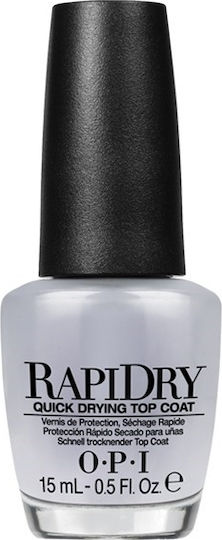 OPI RapiDry Top Coat for Regular Nail Polish Quick Dry 15ml