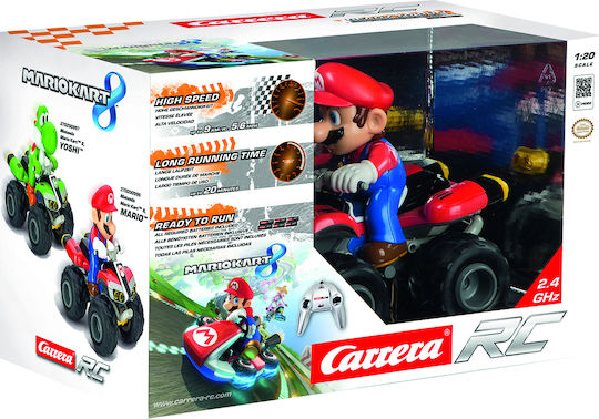 Carrera Mario Kart Quad Τηλεκατευθυνόμενο Αυτοκίνητο Crawler Μπλε