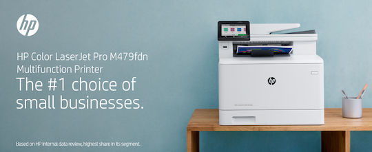 HP LaserJet M479fdw Color Multifuncțional cu WiFi și Mobile Print