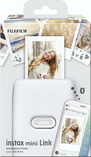 Fujifilm instax mini Link Zink Fotodrucker mit Bluetooth White