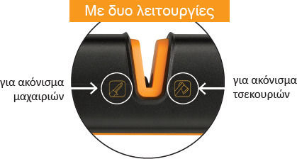 Fiskars Xsharp Ακονιστήρι Χειρός με 1 Επίπεδο