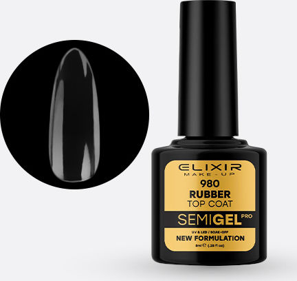 Elixir 980 Deckschicht für Gel-Nagellacke Gummi 8ml