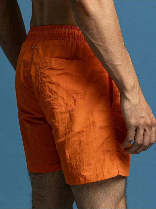 Costume De Baie Bărbați Pantaloni Scurți Portocalii