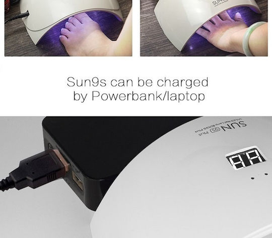 SUN ONE UV Sun 9C Plus Nail Polish Curing Lamp UV / LED 36W White