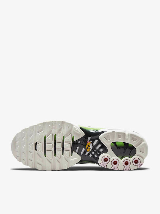 TN Air Max Plus Дамски Сникърси Бели / Неонови / Черни / Металик Сребърни