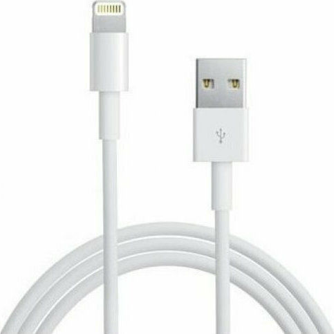 Apple USB-A to Lightning Cable Λευκό 1m MD818ZM/A