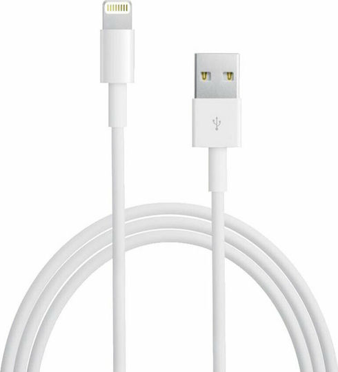 Apple USB-A to Lightning Cable Λευκό 1m MD818ZM/A