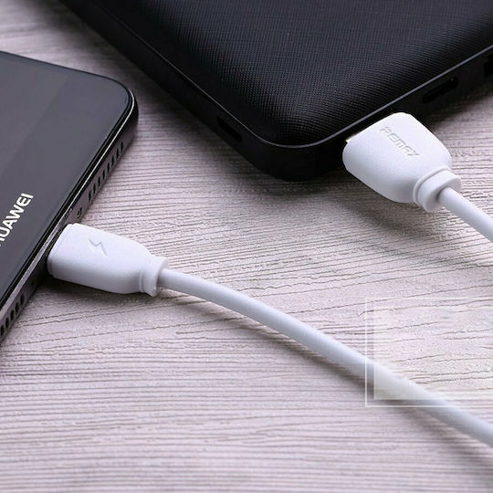 Remax Regular USB to Lightning Cable Λευκό 1m (Suji)