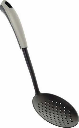 Nava Misty Shallow Slotted Colander Spoon Made of Gray Nylon 12cm