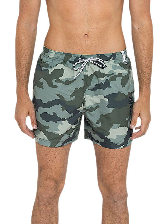 Ramiro Ανδρικό Μαγιό Σορτς Χακί Camo