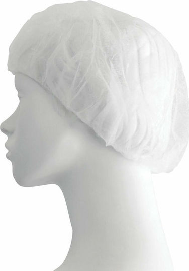 Bournas Medicals Χειρουργικά Καλύμματα Σκούφια Non Woven με Λάστιχο 100τμχ Soft Care 100τμχ