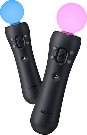 Sony Playstation Move Twin Pack Безжичен Геймпад за PS4 Черен