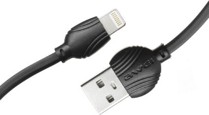 Awei Regular USB to Lightning Cable Μαύρο 1m (CL-63)