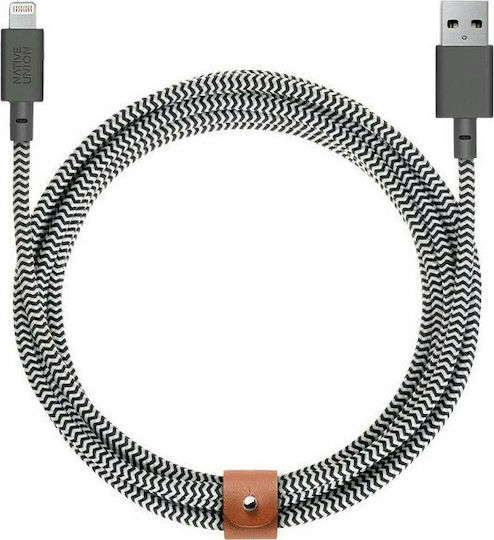 Native Union Braided USB to Lightning Cable Zebra 3m (BELT-L-ZEB-3)