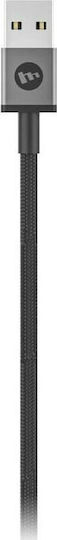 Mophie Плетена USB-A към Lightning кабел Черен 3м (409903216)