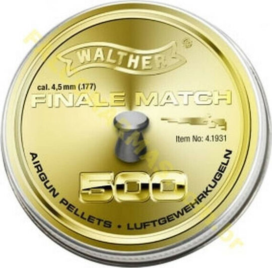 Walther Spitz Kugeln Пелети Аерогън 4.5mm 500pcs 500pcs 4.1952