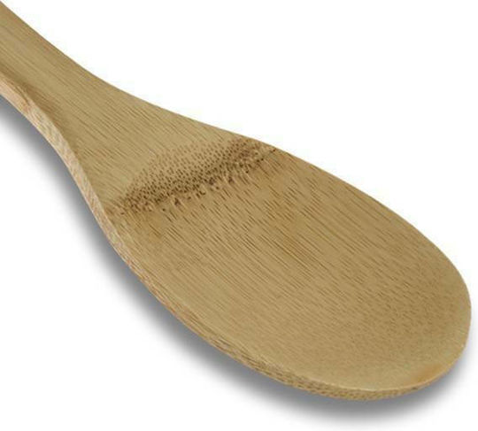 Nava Bamboo Ρηχή Κουτάλα Κουζίνας Ξύλινη Καφέ 30.5cm