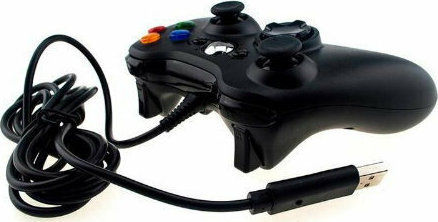 Factory Cu fir Gamepad pentru Xbox 360 Negru