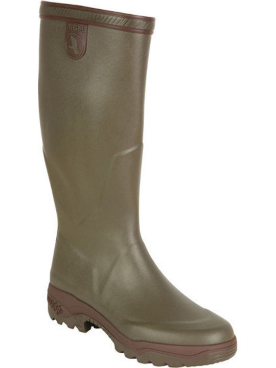 Aigle Parcours 2 Hunting Wellingtons in Brown color