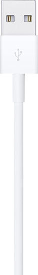 Apple USB-A to Lightning Cable White 1m (MXLY2ZM/A)