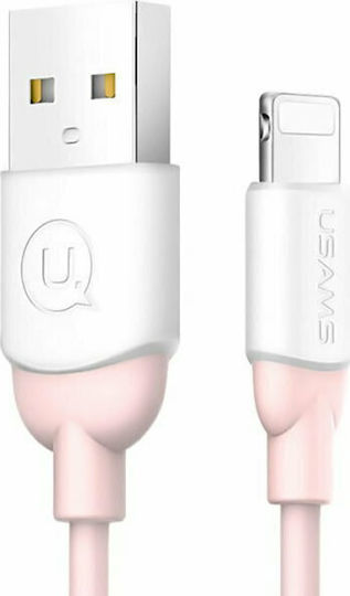 Usams USB to Lightning Cable Ροζ 1m (SJ245USB04)
